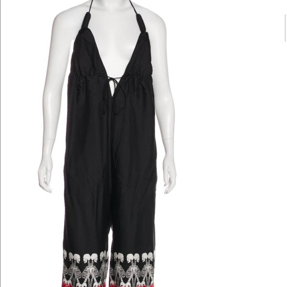 Thomas Wylde skeletons trim jumpsuit M